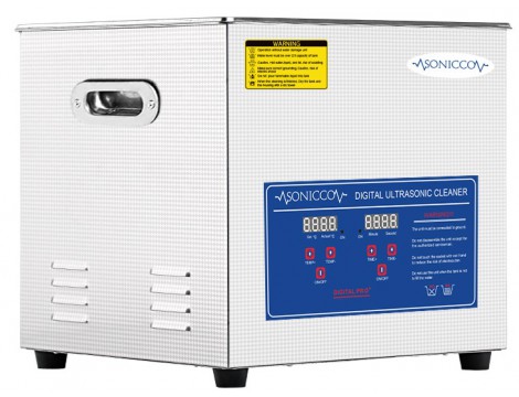 Ultrahangos fürdőkád tisztító 20l kozmetikai alkatrészmosó sterilizátor Sonicco ULTRA-070S - 4