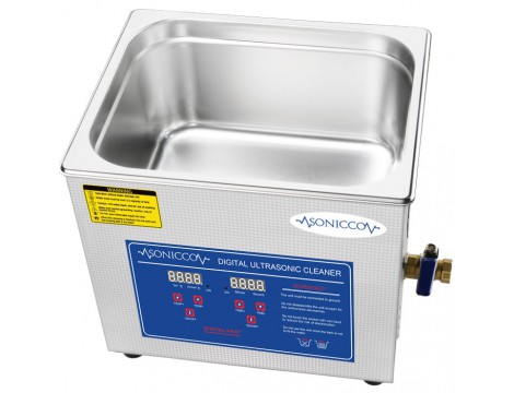 Ultrahangos fürdőkád tisztító 20l kozmetikai alkatrészmosó sterilizátor Sonicco ULTRA-070S - 6