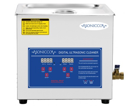 Ultrahangos fürdőkád tisztító 20l kozmetikai alkatrészmosó sterilizátor Sonicco ULTRA-070S - 5