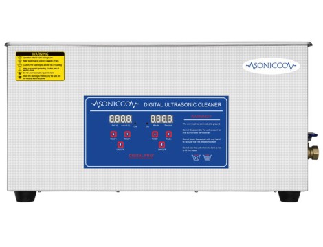 Ultrahangos fürdőkád tisztító 22l kozmetikai alkatrészmosó sterilizátor Sonicco ULTRA-080S - 5