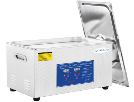 Ultrahangos fürdőkád tisztító 22l kozmetikai alkatrészmosó sterilizátor Sonicco ULTRA-080S