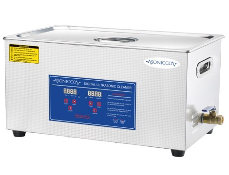 Ultrahangos fürdőkád tisztító 22l kozmetikai alkatrészmosó sterilizátor Sonicco ULTRA-080S - 4