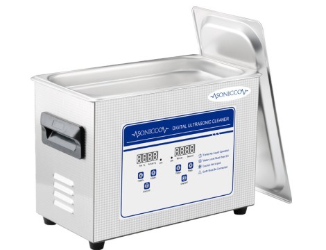 Ultrahangos fürdőkád tisztító 4,5l kozmetikai alkatrészmosó sterilizátor Sonicco ULTRA-030S-C - 7