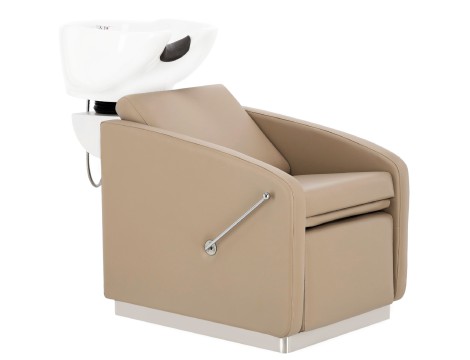 Atina fodrászat szalon készlet 2x forgó hidraulikus fodrász szék fodrászat szalon mosógép mozgatható tál kerámia keverő kézi csaptelep - 2