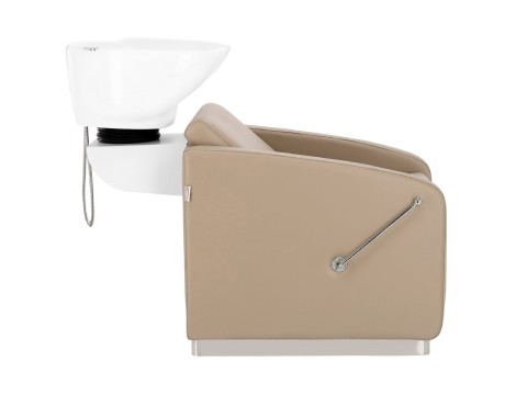 Atina fodrászat szalon készlet 2x forgó hidraulikus fodrász szék fodrászat szalon mosógép mozgatható tál kerámia keverő kézi csaptelep - 5
