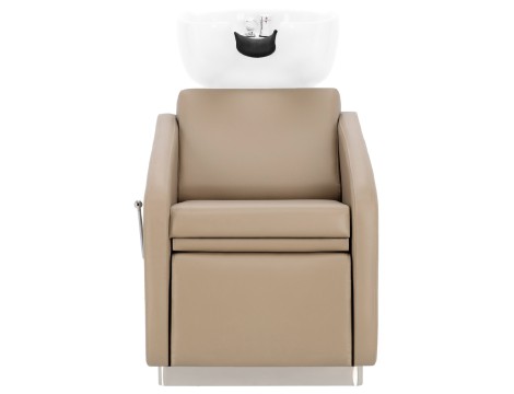 Atina fodrászat szalon készlet 2x forgó hidraulikus fodrász szék fodrászat szalon mosógép mozgatható tál kerámia keverő kézi csaptelep - 7