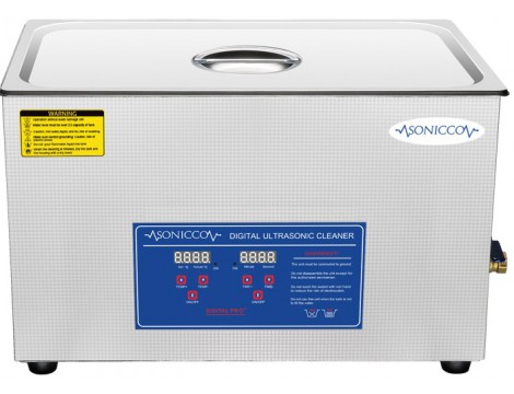 Ultrahangos fürdőkád tisztító 33l kozmetikai alkatrészmosó sterilizátor Sonicco ULTRA-100S - 7