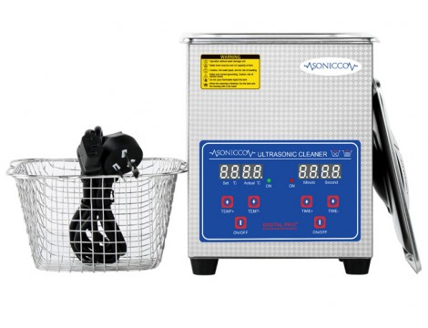 Ultrahangos fürdőkád tisztító 2l kozmetikai alkatrészmosó sterilizátor Sonicco ULTRA-010S - 10