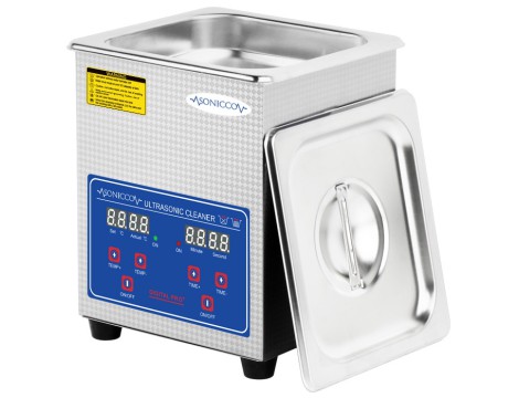 Ultrahangos fürdőkád tisztító 2l kozmetikai alkatrészmosó sterilizátor Sonicco ULTRA-010S - 6