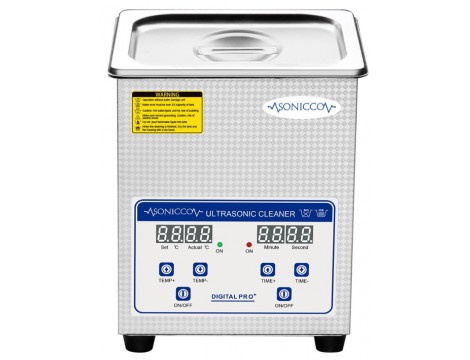 Ultrahangos fürdőkád tisztító 2l kozmetikai alkatrészmosó sterilizátor Sonicco ULTRA-010S - 5