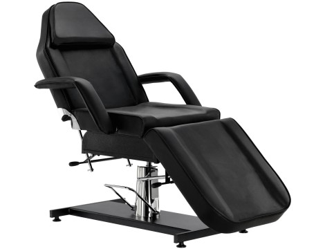 Hidraulikus kozmetikai szék, forgatható spa fekete fekvőhely - 2