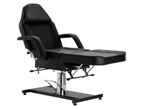 Hidraulikus kozmetikai szék, forgatható spa fekete fekvőhely - 6