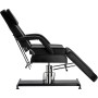 Hidraulikus kozmetikai szék, forgatható spa fekete fekvőhely - 3