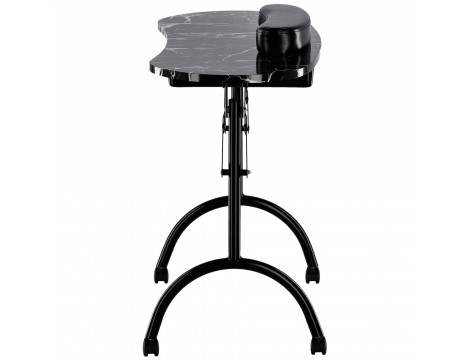 Összecsukható kozmetikai asztal manikűrhöz mobil fekete MT-017F-BLACK - 6