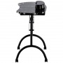 Összecsukható kozmetikai asztal manikűrhöz mobil fekete MT-017F-BLACK - 6
