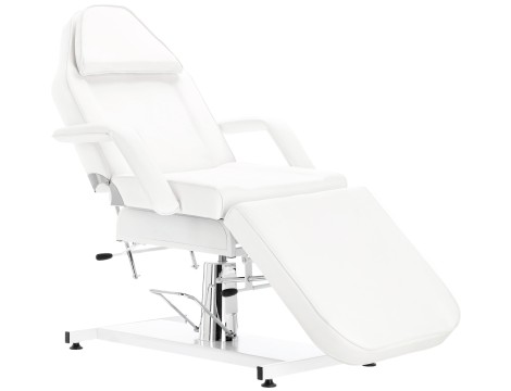 Forgatható spa hidraulikus kozmetikai szék fehér fekvőhely - 2