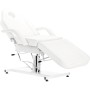 Forgatható spa hidraulikus kozmetikai szék fehér fekvőhely - 5