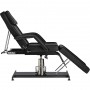Forgatható spa hidraulikus kozmetikai szék fekete fekvőhely fekete - 3