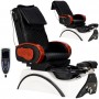 Elektromos kozmetikai szék masszázzsal lábpedikűrhöz a spa szalonokban fekete