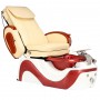 Elektromos kozmetikai szék masszázzsal lábpedikűrhöz a spa szalonokban krémszínű - 6