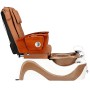 Elektromos kozmetikai szék masszázzsal lábpedikűrhöz a spa szalonokban barna - 4
