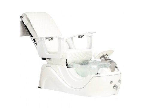 Elektromos kozmetikai szék masszázzsal lábpedikűrhöz a spa szalonokban fehér - 4