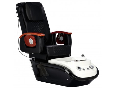 Elektromos kozmetikai szék masszázzsal lábpedikűrhöz a spa szalonokban fekete - 2