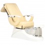 Elektromos kozmetikai szék masszázzsal lábpedikűrhöz a spa szalonokban krémszínű - 4