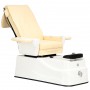 Elektromos kozmetikai szék masszázzsal lábpedikűrhöz a spa szalonokban krémszínű - 3
