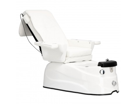 Elektromos kozmetikai szék masszázzsal lábpedikűrhöz a spa szalonokban fehér - 4