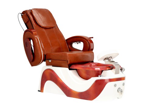 Elektromos kozmetikai szék masszázzsal lábpedikűrhöz a spa szalonokban barna - 5