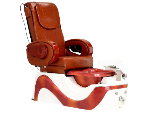 Elektromos kozmetikai szék masszázzsal lábpedikűrhöz a spa szalonokban barna - 2