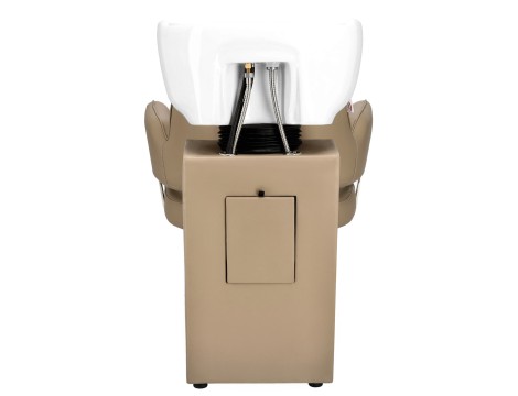 Fodrász mosdó és 2 x fodrász szék hidraulikus forgó lábzsámoly fodrászathoz szalon mosógép mozgatható tál kerámia keverő csaptelep kézi csaptelep - 8