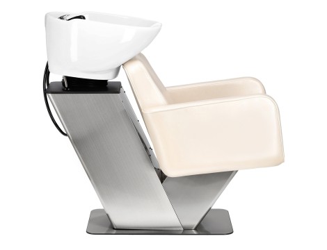 arany készlet júliusi fodrász mosdó és 2 x forgó hidraulikus fodrász szék fodrász szalonhoz mozgatható tál kerámia keverő csaptelep kézi másolat - 7