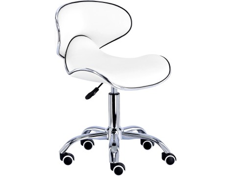 Zestaw kozmetikai szék hidraulikus + támlás támlás + kozmetikai segéd + nagyító lámpa - 9