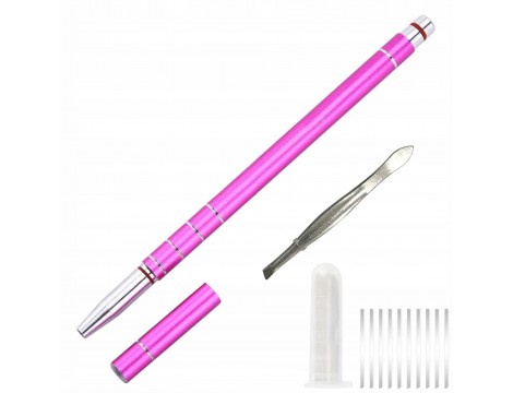 Gepard rózsaszín fodrász borbély toll ceruza hajformázáshoz