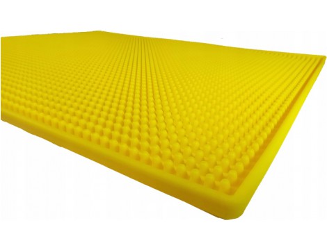 Csúszásmentes sárga gumi borbély szőnyeg - 2