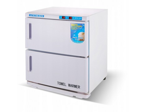 32L SPA UV TYP C két ajtós törölköző melegítő és sterilizátor wellness fodrász kozmetikai és masszázs szalonba - 2