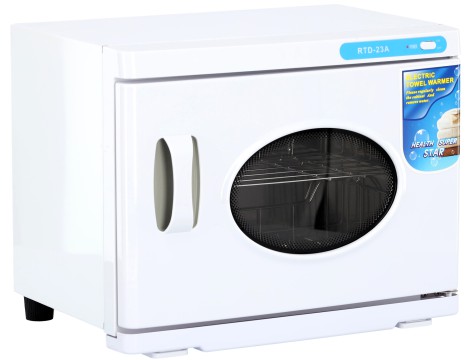 23L SPA UV TYP C BARBER törölköző melegítő és sterilizátor ablakkal kozmetikai borbély fodrász és wellness szalonba - 2